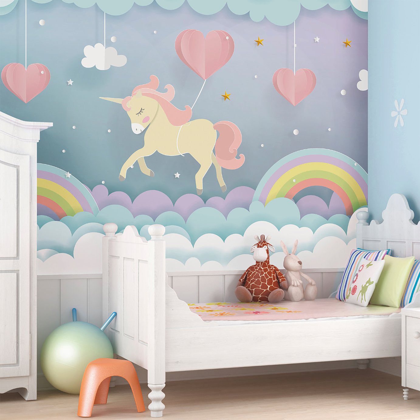 Origin Murals Unicorn Dream Pastel Wall Mural