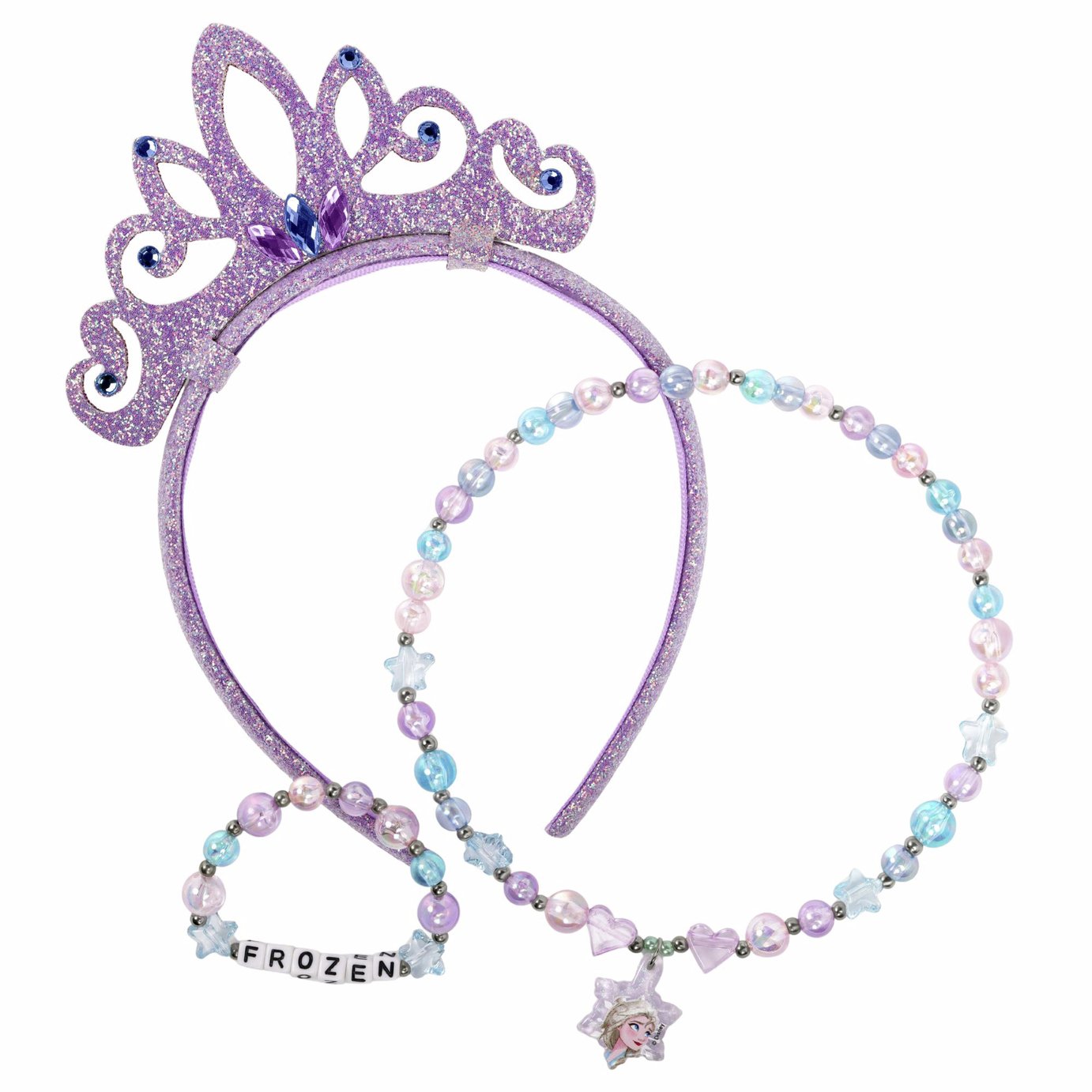 Disney Frozen Kids Headband, Necklace and Bracelet Set