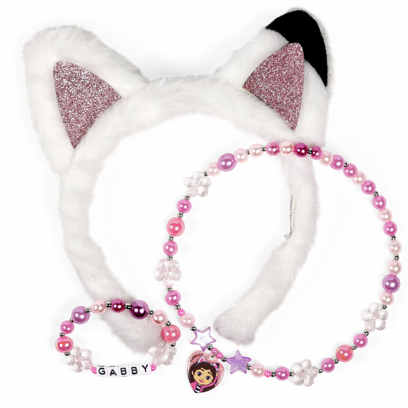 Gabby's Dollhouse Kids  Headband, Necklace and Bracelet Set