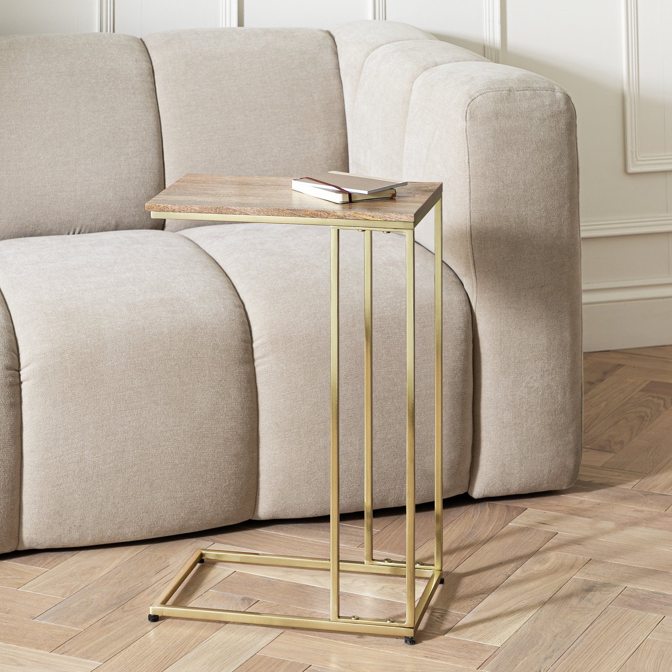 Argos Home Roan Side Table - Gold