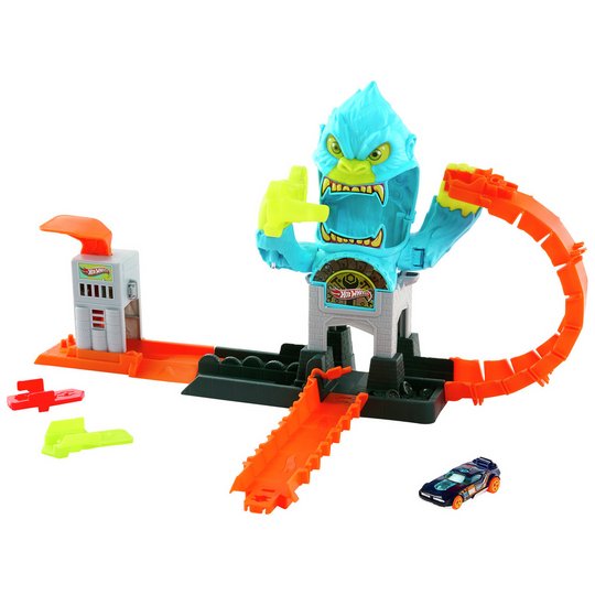 Hot Wheels City Gorilla Slam Attack Playset & Toy Car