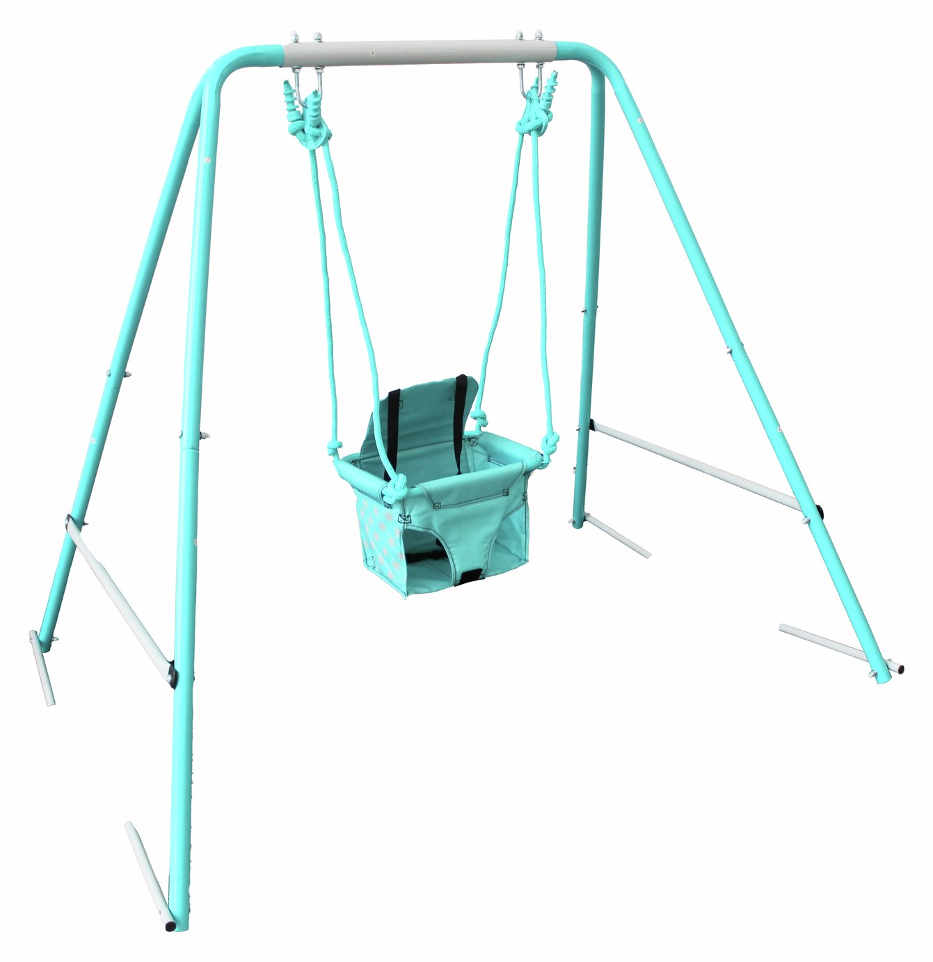 Chad Valley Nursery Kids Garden Swing - Green