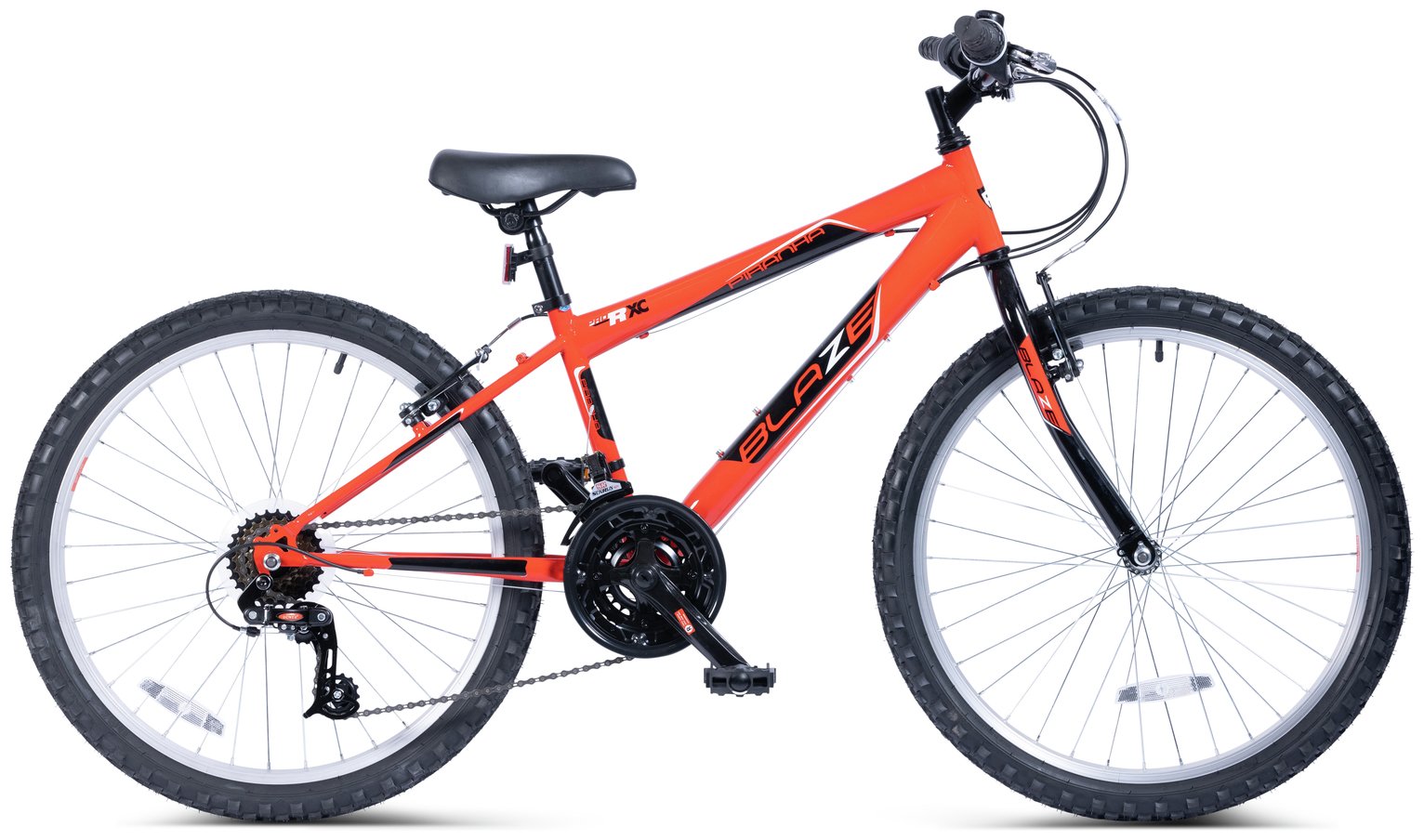 Piranha 24 inch Wheel Size Boys Mountain Bike - Red