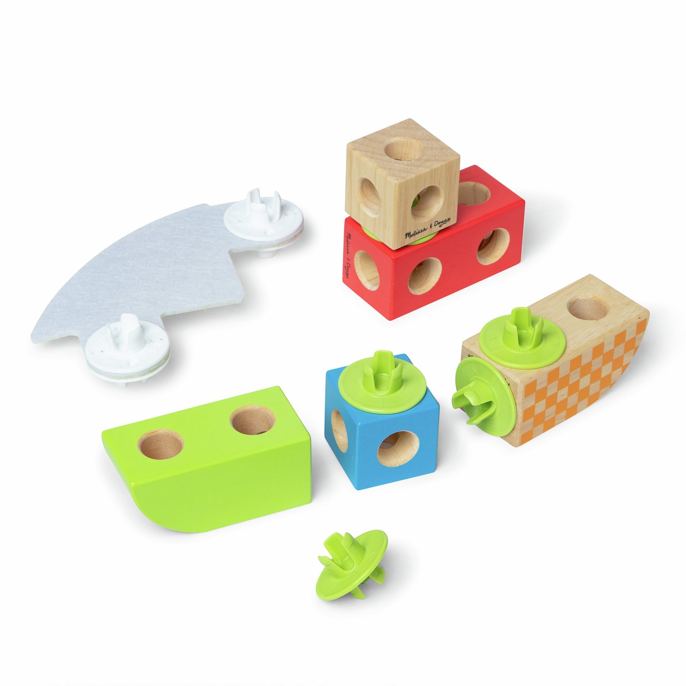 Melissa & Doug Blockables Town Play Set