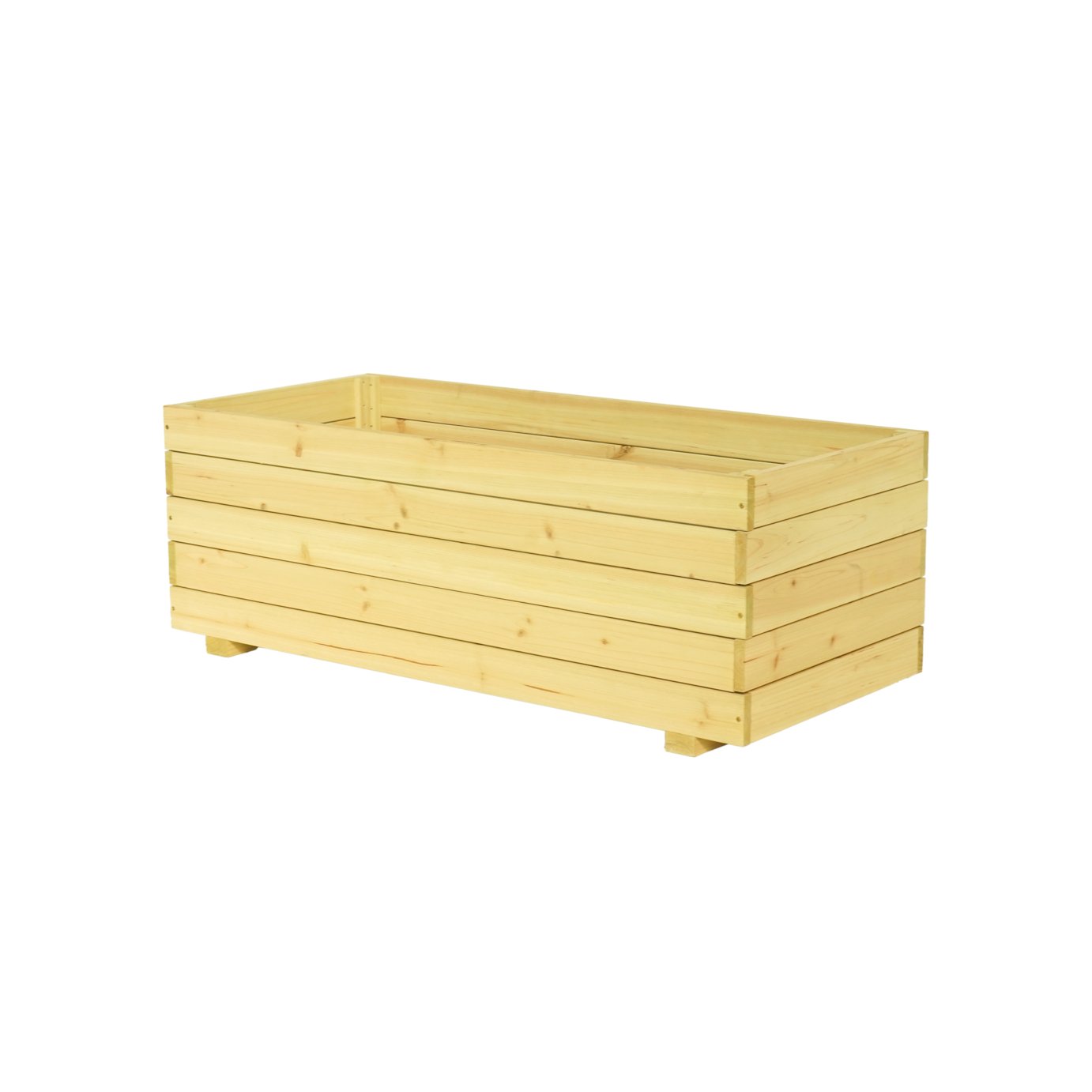 Argos Home Wooden Rectangle Outdoor Planter