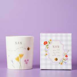 Widdop Love Life Ceramic Message Candle 190G - Nan