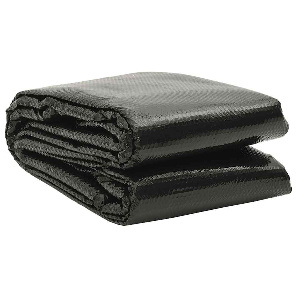 Walplus Polyethylene Pool Cover - Black - 600 x 300 cm