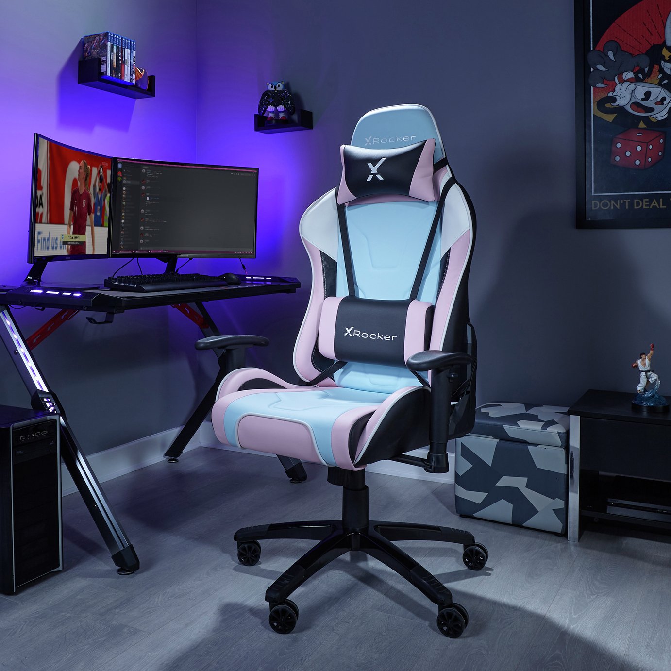 X Rocker Agility Esport Office Gaming Chair