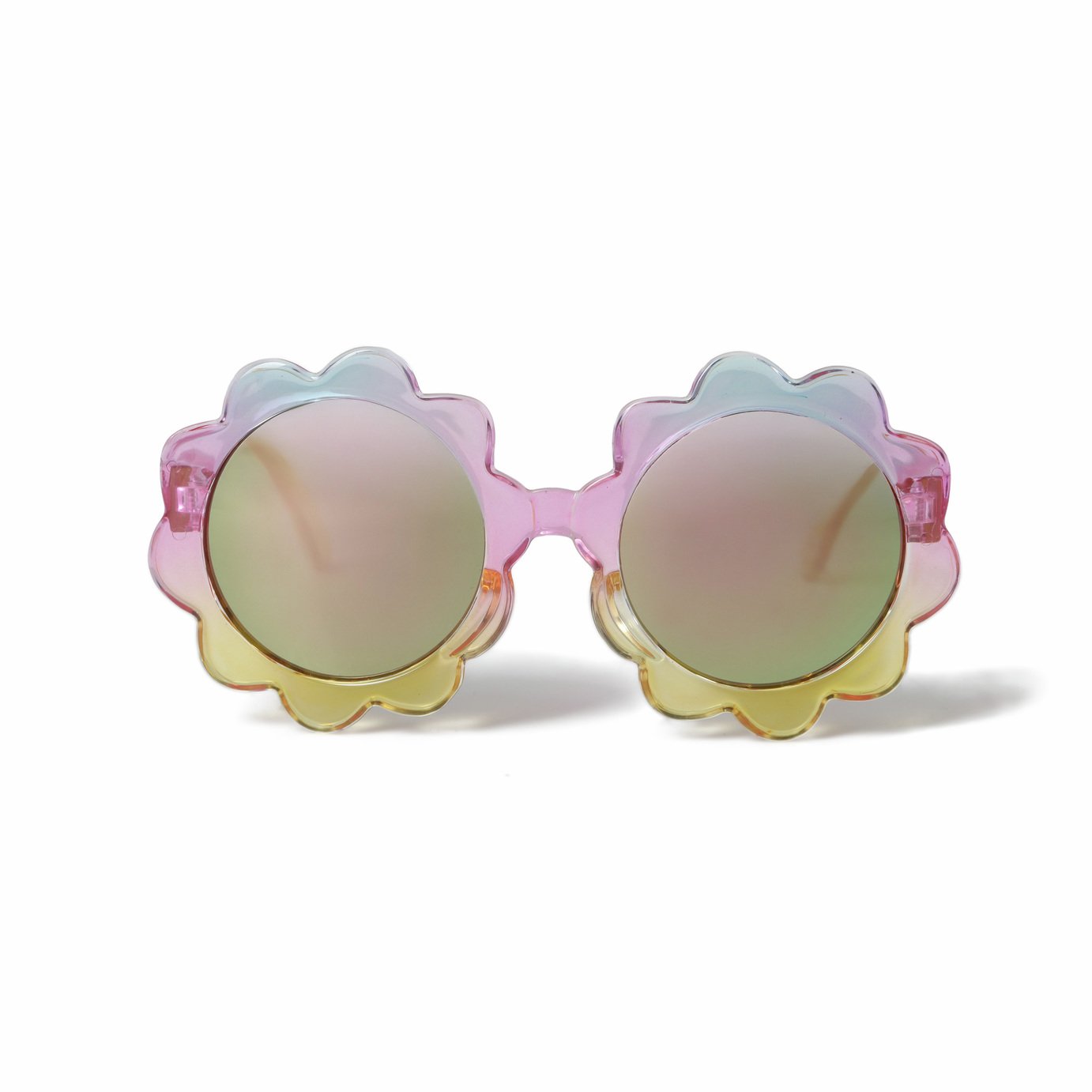 Flitzy Petal Shaped Frame Flower Sunglasses