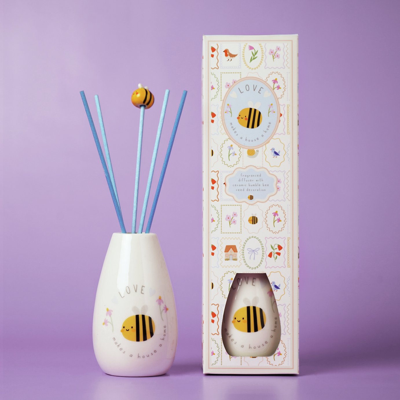 Widdop Love Life Ceramic Reed Diffuser - Love Home