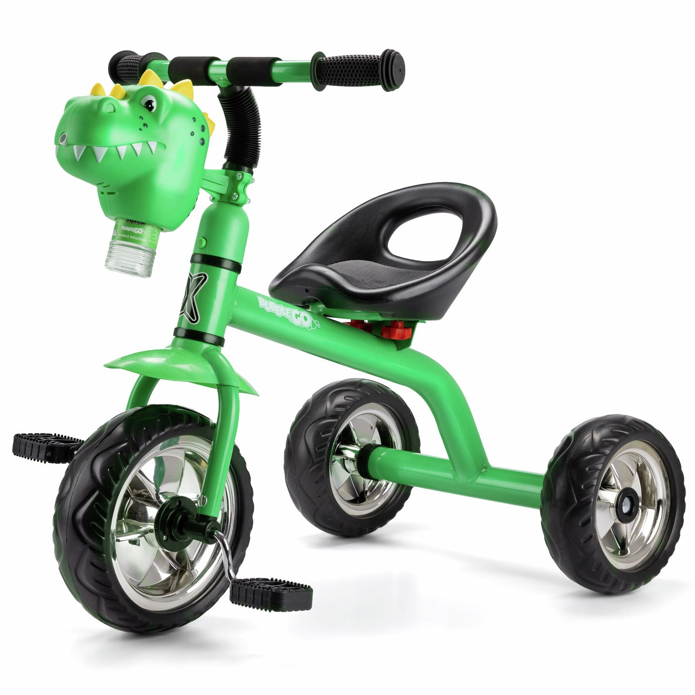 Xootz Dinosaur Bubble Go Trike - Green