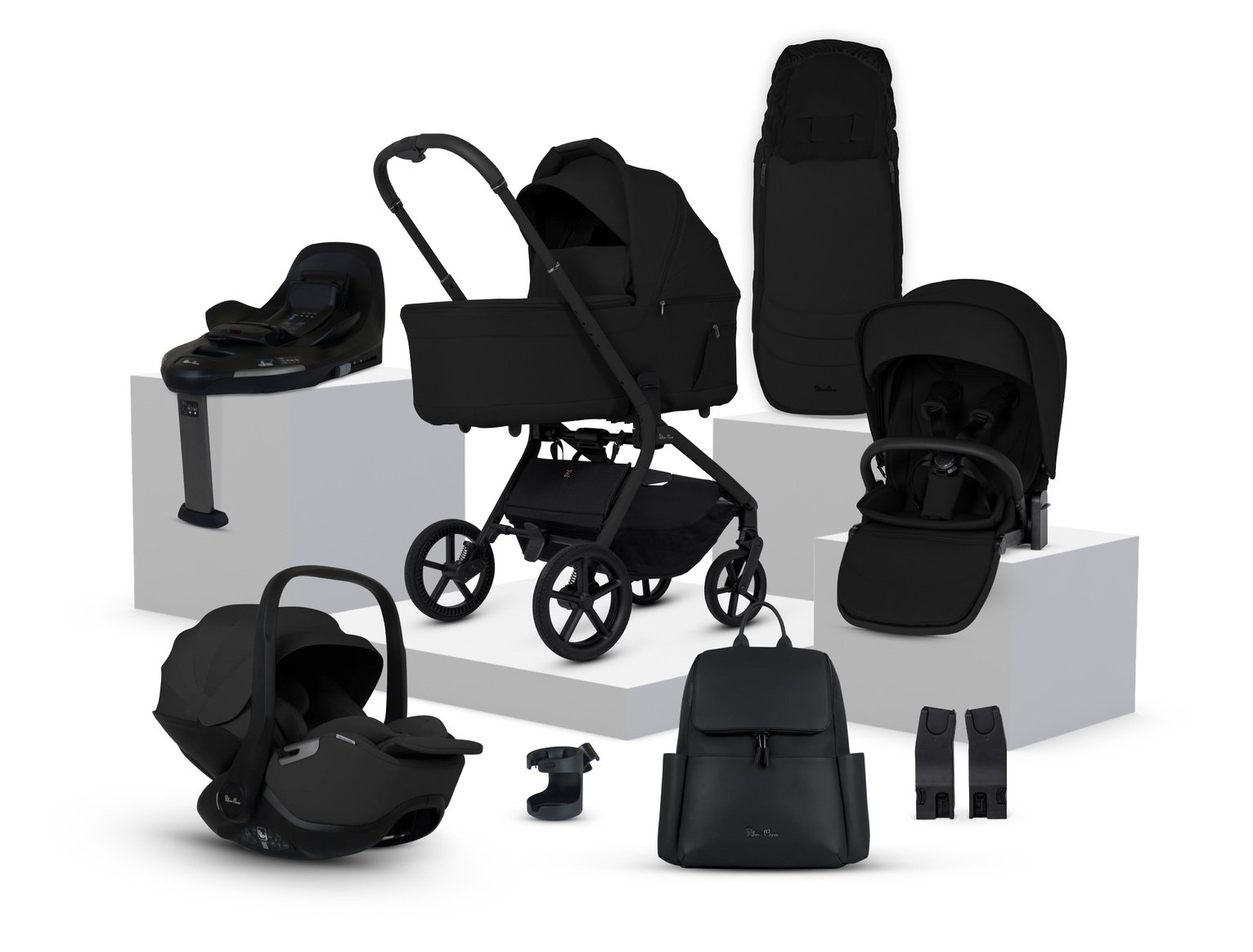 Silver Cross Breez Carrier Bundle - Onyx
