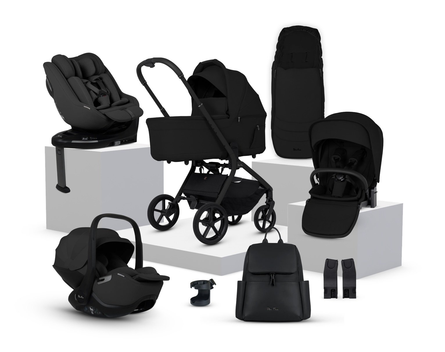 Silver Cross Breez Family Bundle - Onyx