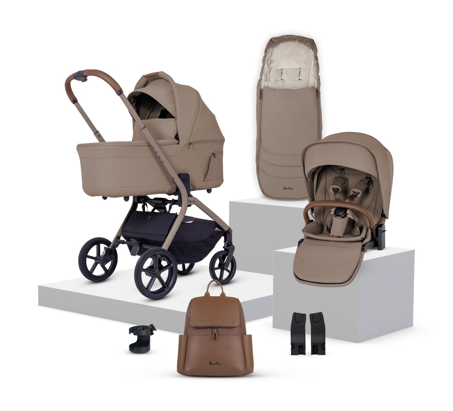 Silver Cross Breez Accessory Bundle - Champagne