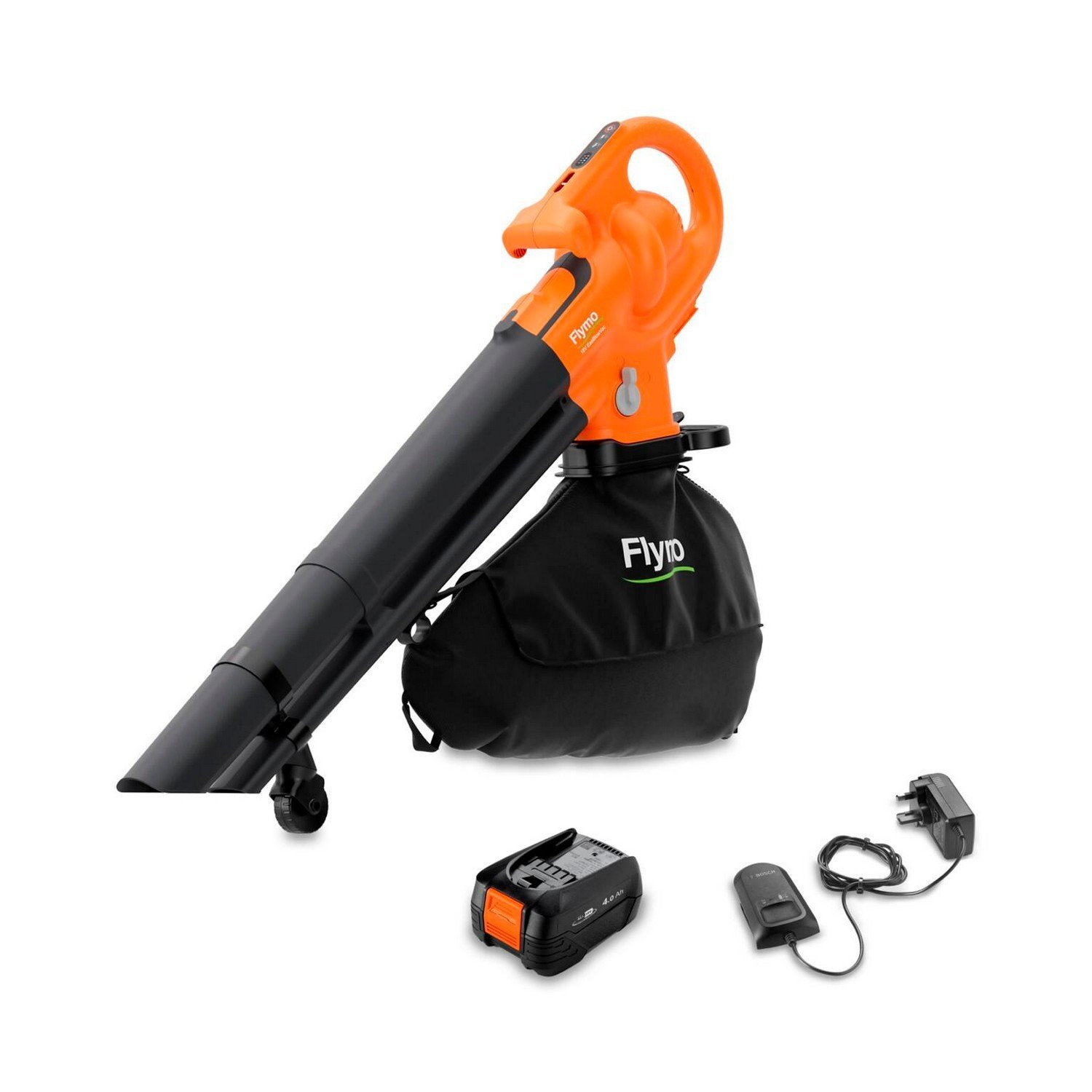 Flymo EasiBlowVac Cordless Garden Blower and Vacuum - 18V