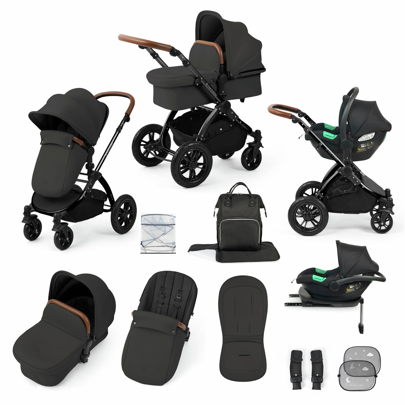 Ickle Bubba Stomp Luxe and Cirrus Seat Travel System - Grey