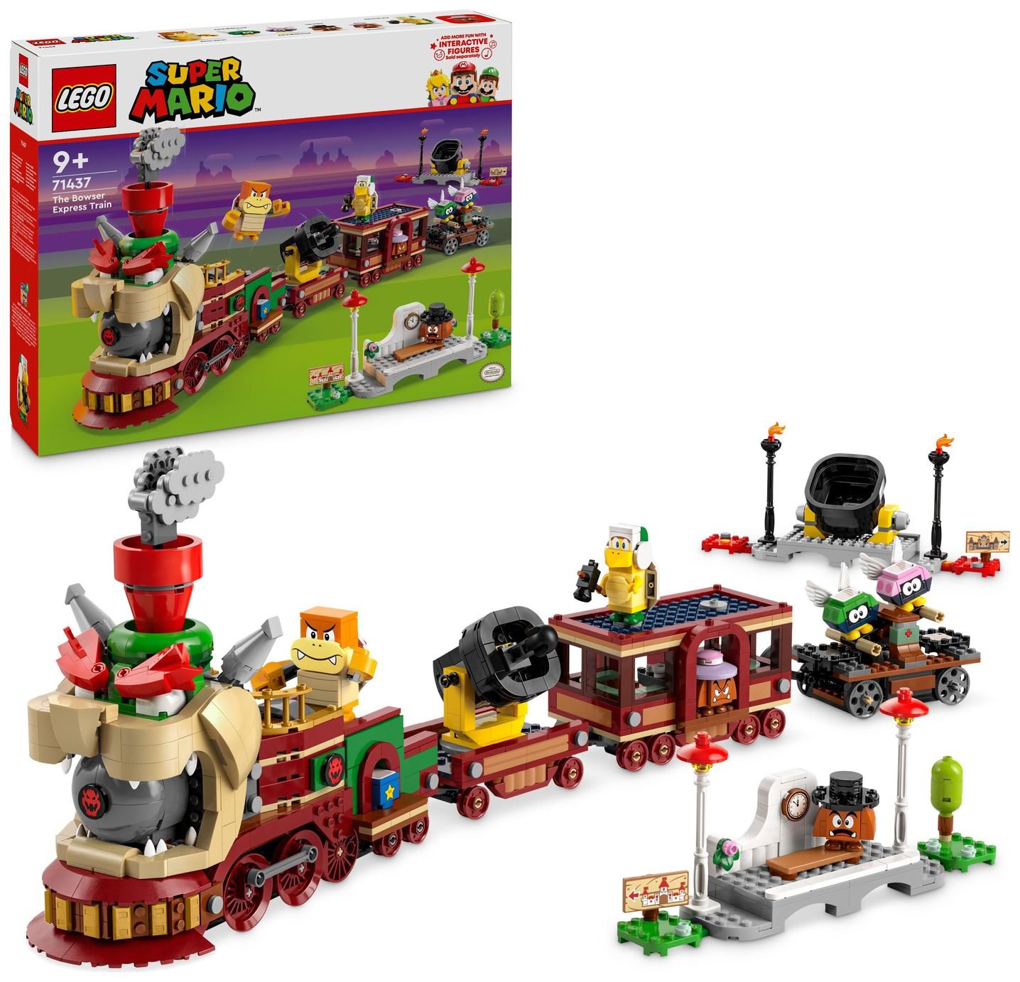 LEGO Super Mario The Bowser Express Train Playset 71437