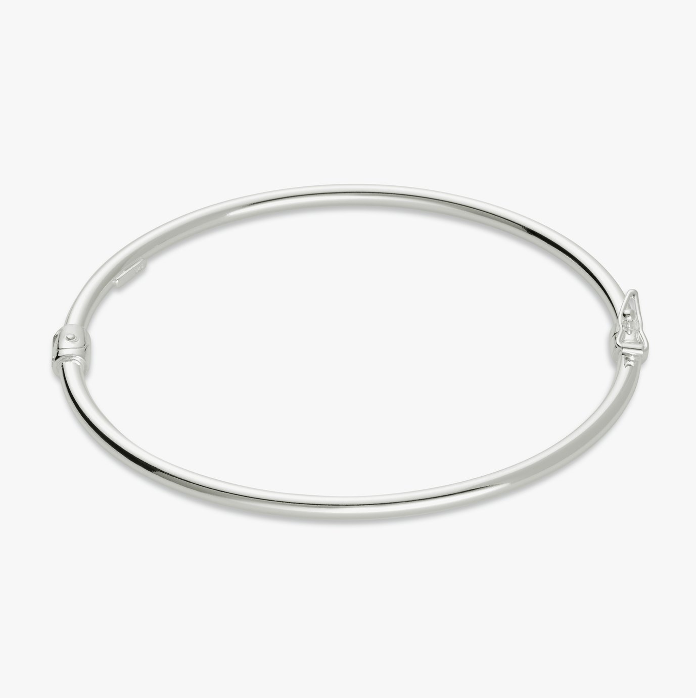 Revere Sterling Silver Hinged Polished Bangle