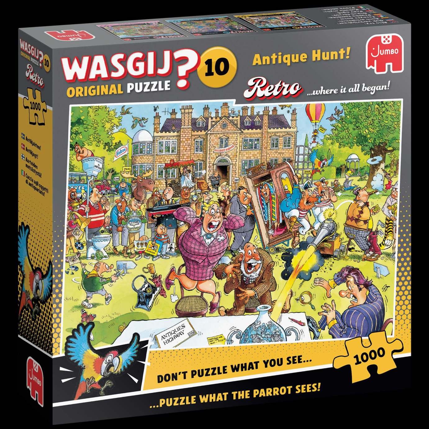 Wasgij Retro Original Antique Hunt 1000 Pieces Jigsaw Puzzle