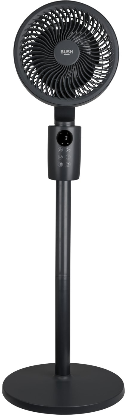Bush 3D Oscillation Black Pedestal Fan - 8 Inch