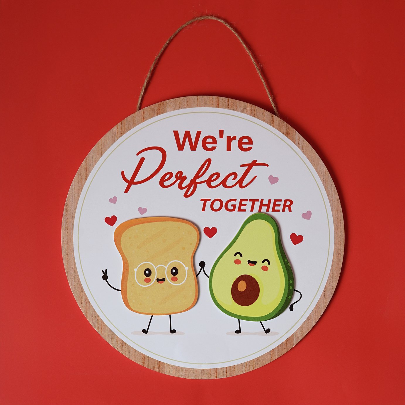Widdop Love Is Sweet Hanging Avocado Plaque