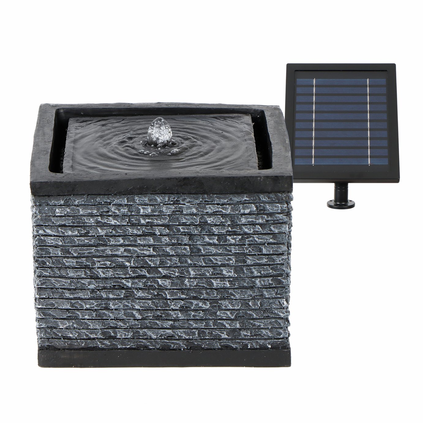 Streetwize Garden Granite Oasis Solar Water Fountain