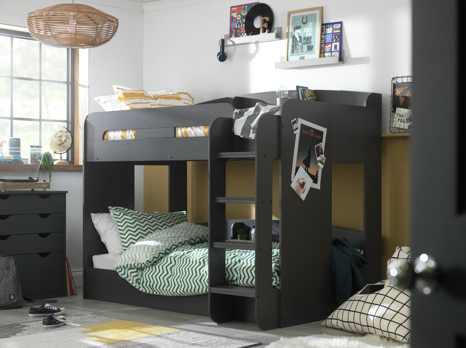 Habitat Ultimate Bunk Bed With Mattresses - Grey