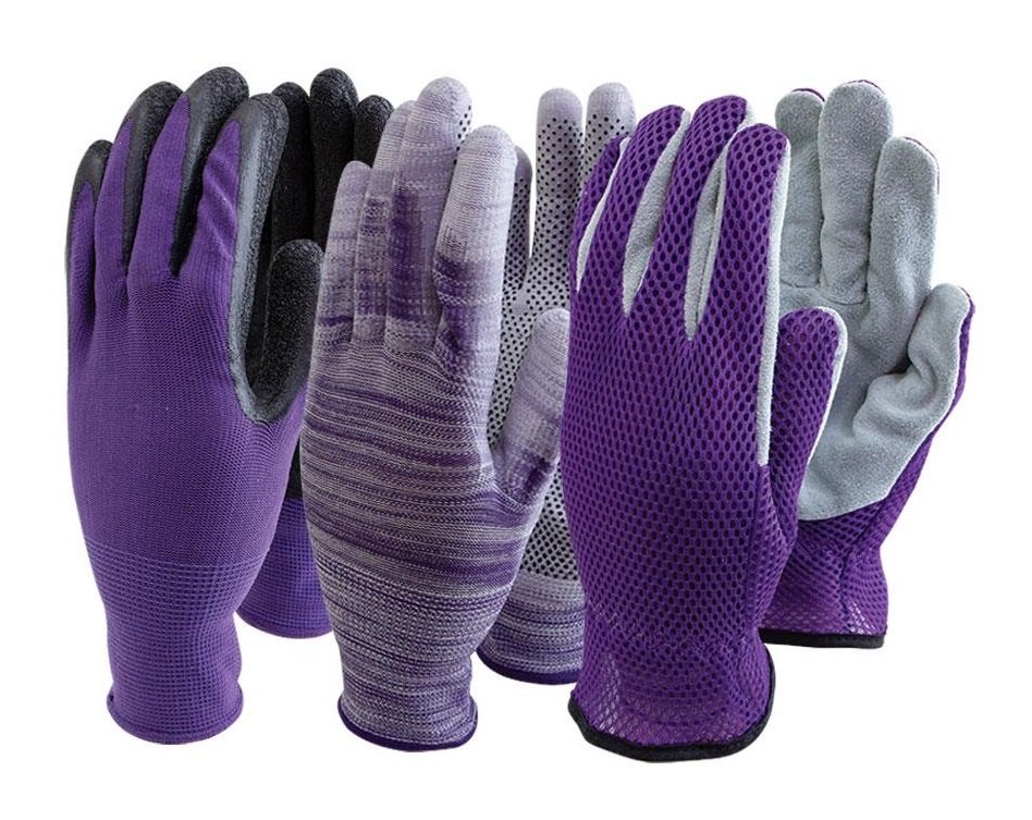 Town & Country Women's Triple Pack Rigger Gardening Gloves