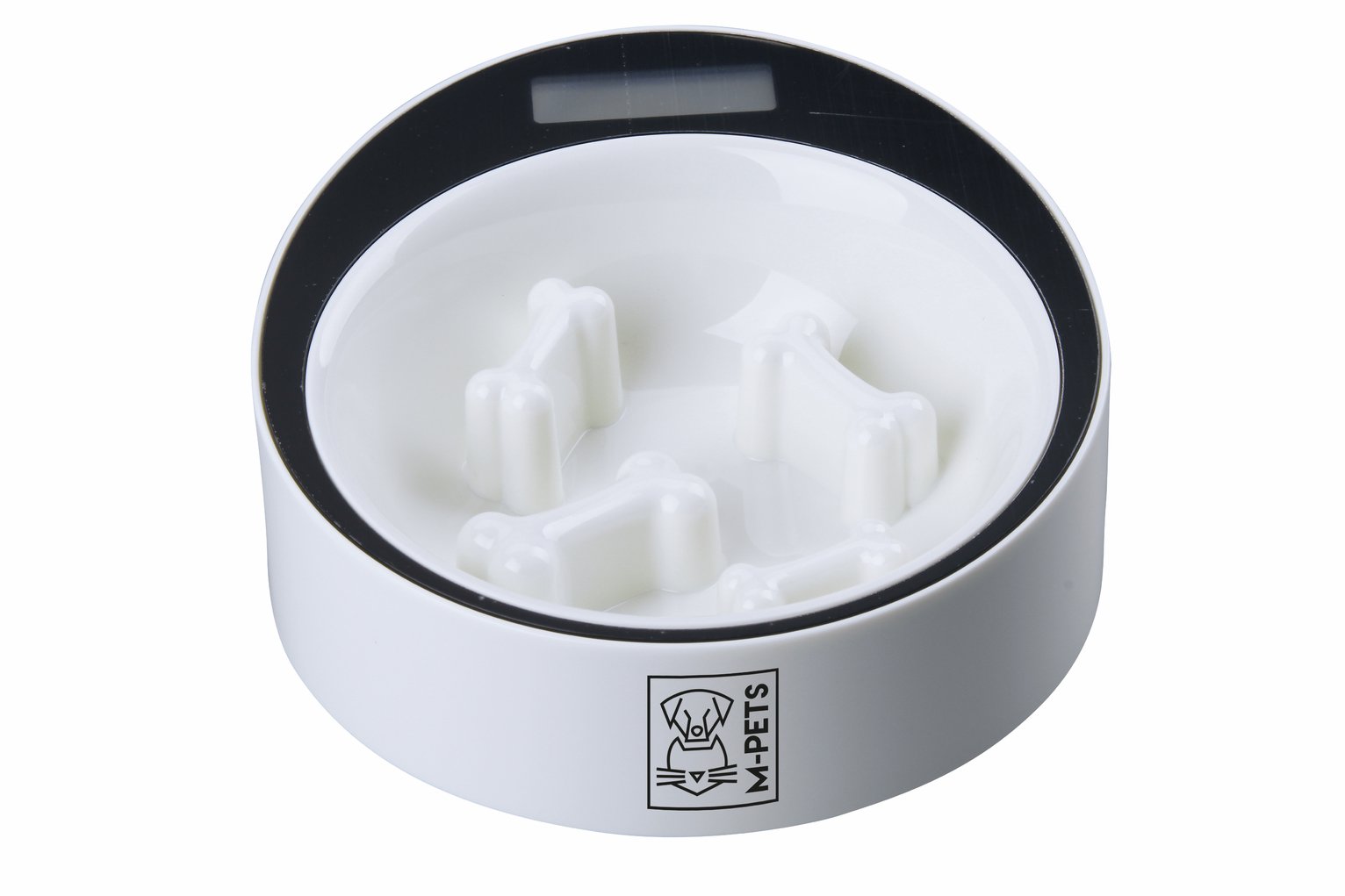 M-PETS Yumi Smart Slow-Feed Round Pet Bowl