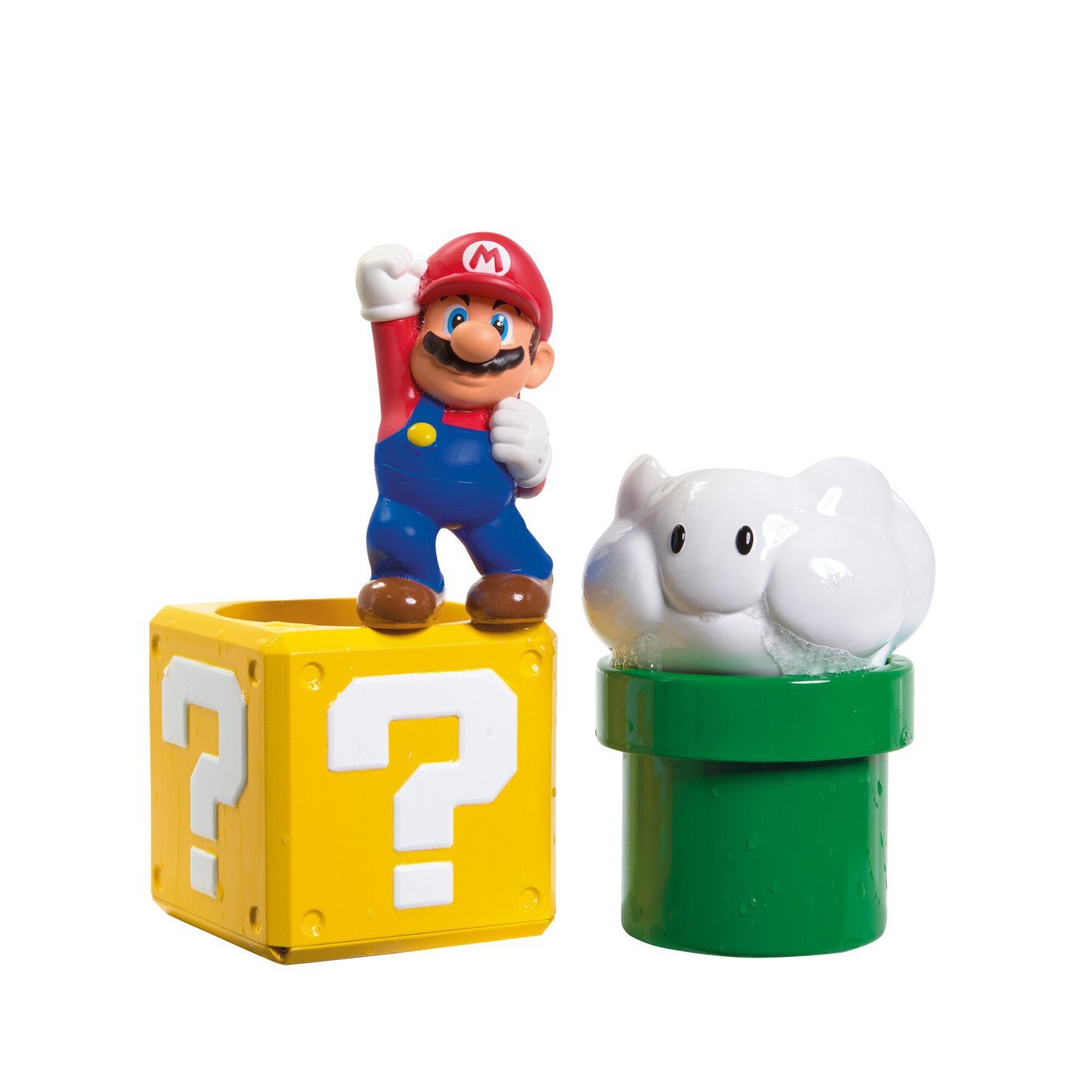 Super Mario Pour & Nest Baby Bath Toy Set