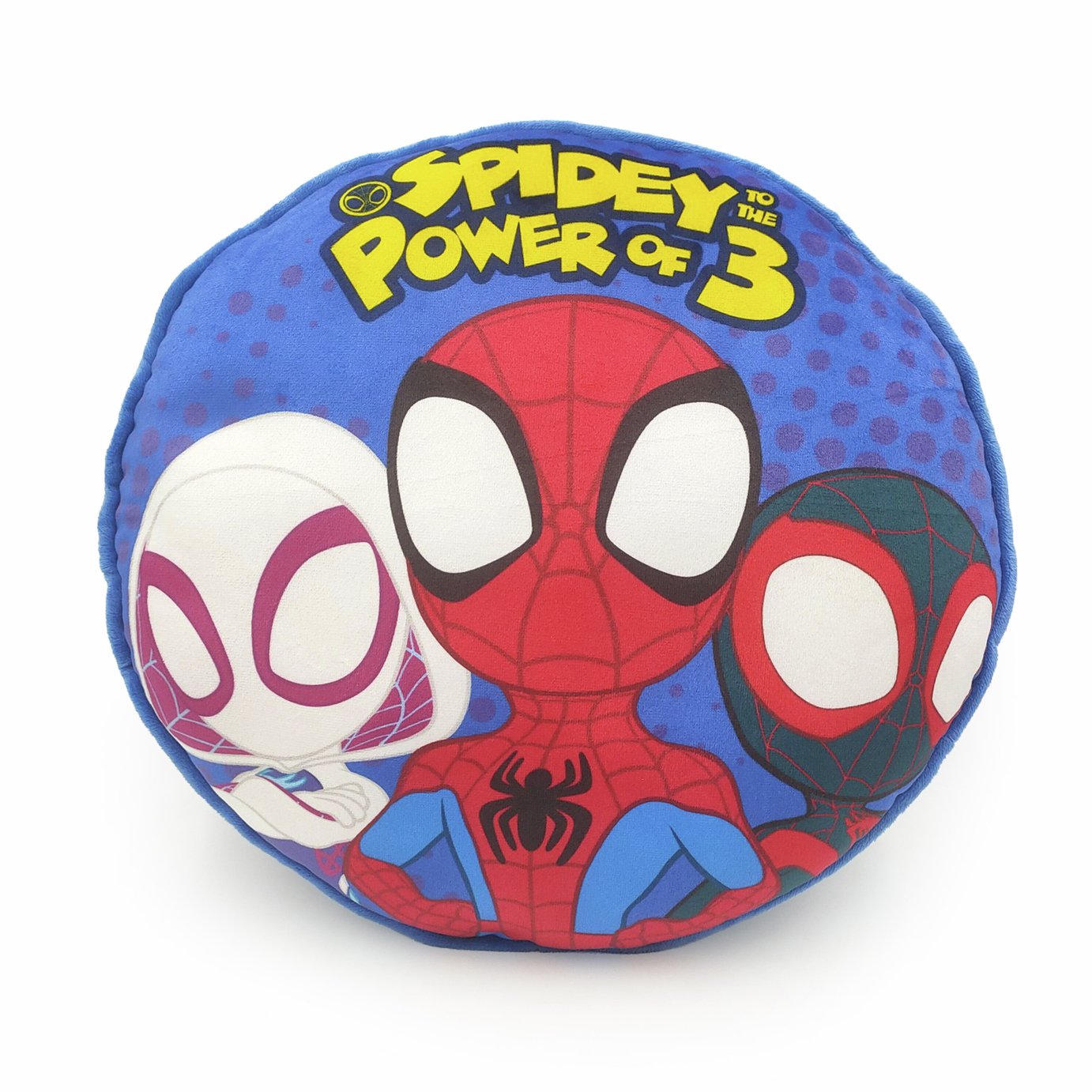 Disney Spidey & Friends Cushion - Blue - 35cm