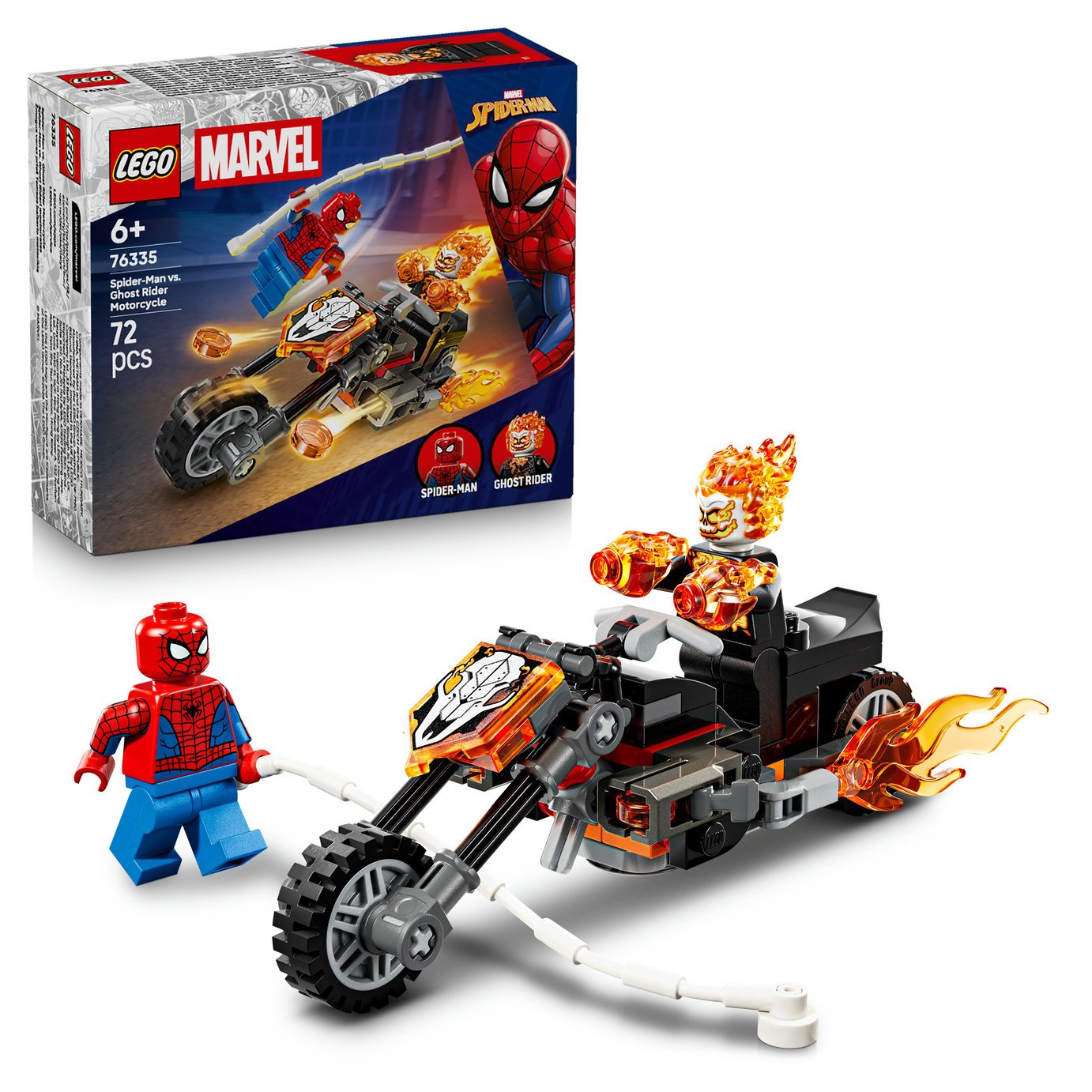 LEGO Marvel Spider-Man vs. Ghost Rider Motorcycle 76335
