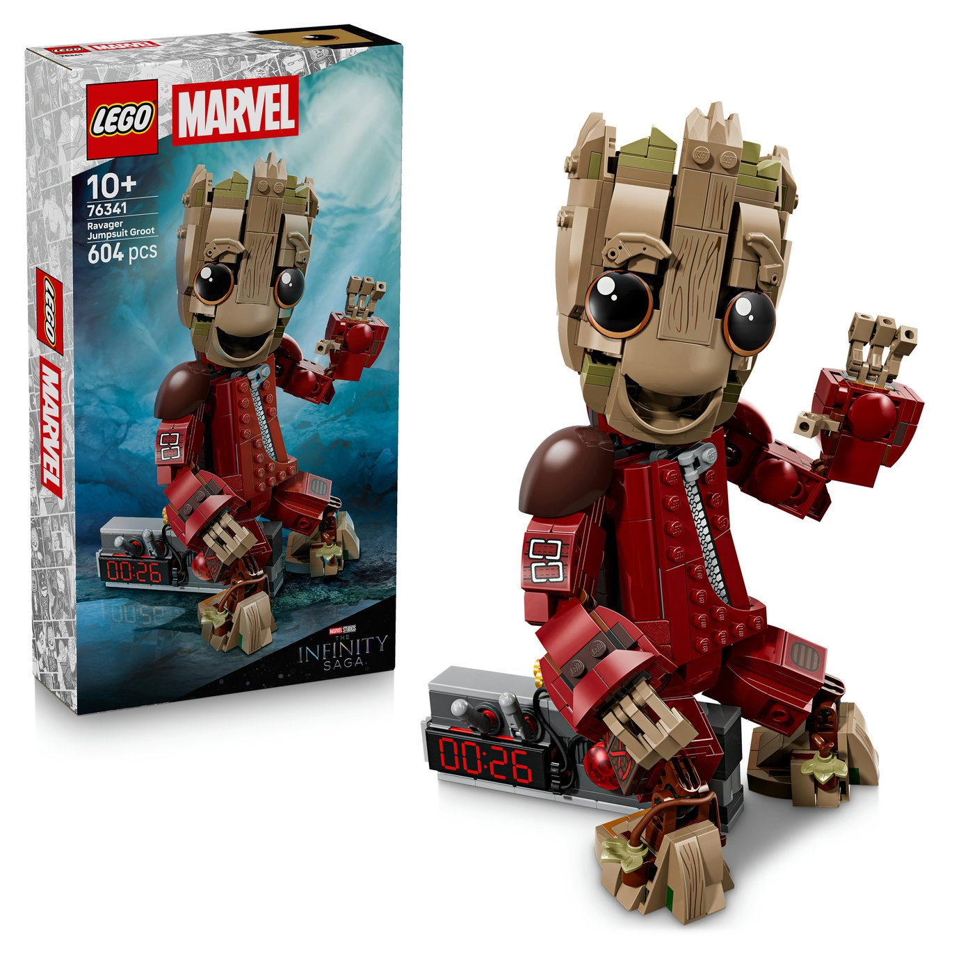 LEGO Marvel Ravager Jumpsuit Groot Building Toy 76341