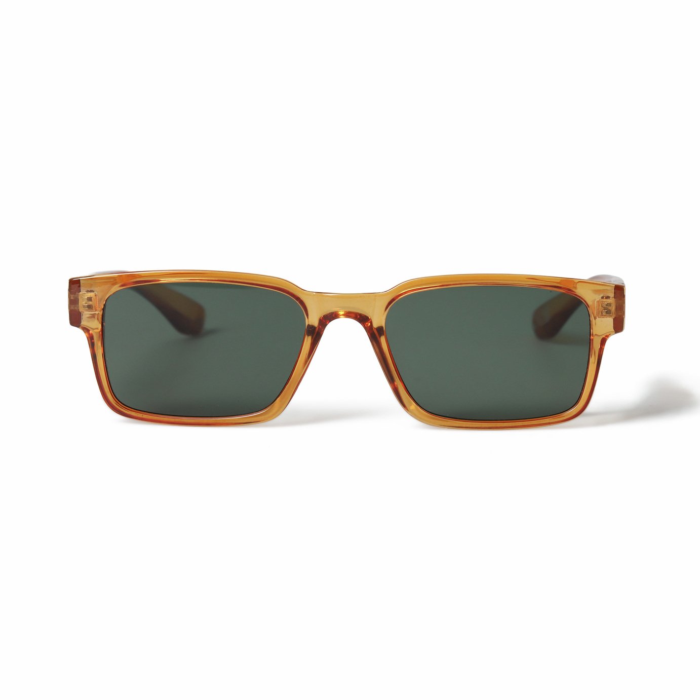Uncommon Souls Orange Plastic D-Frame Sunglasses