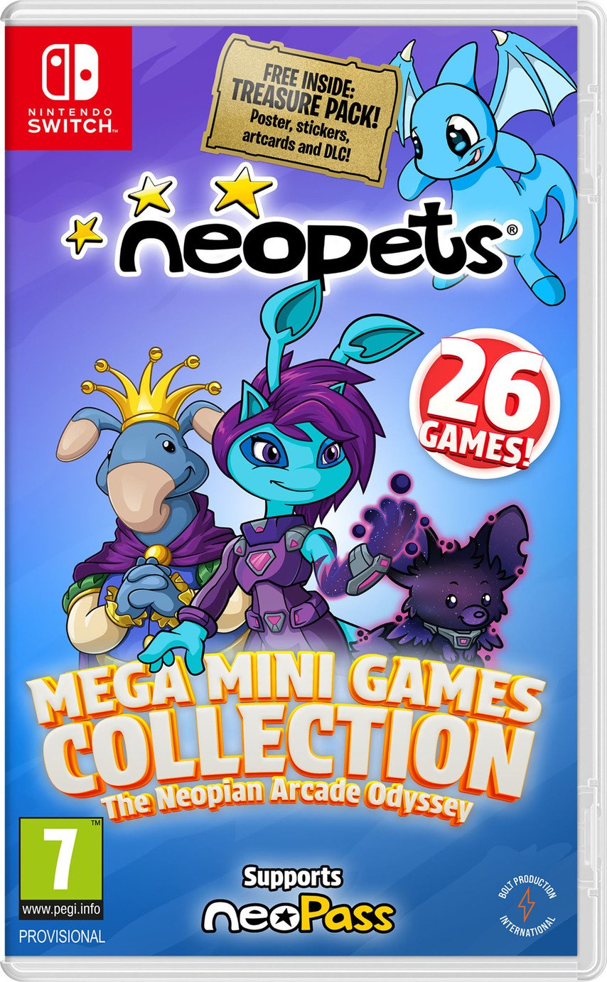 Neopets: Mega Mini Games Collection Nintendo Switch Game 