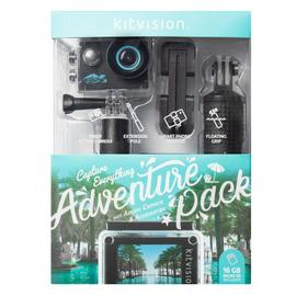 Kitvision 1080P Adventure Pack Action Camera with Wi-Fi