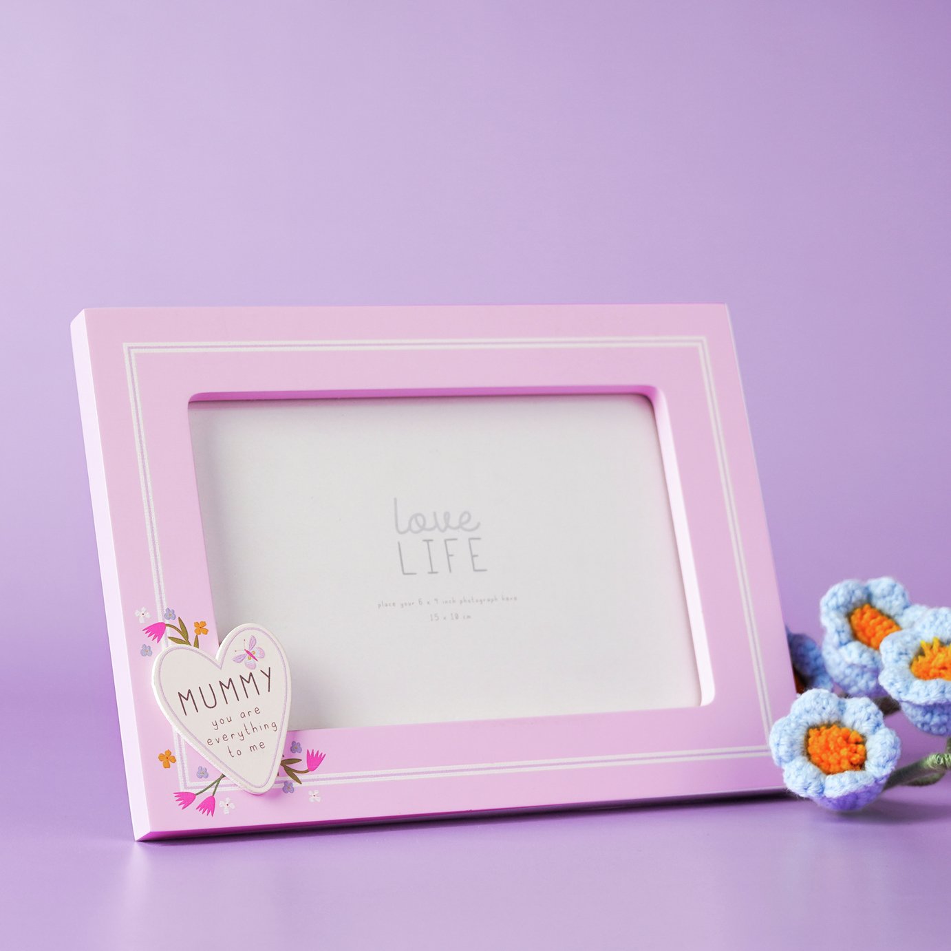 Widdop Love Life Heart MDF Frame 6x4" - Mummy