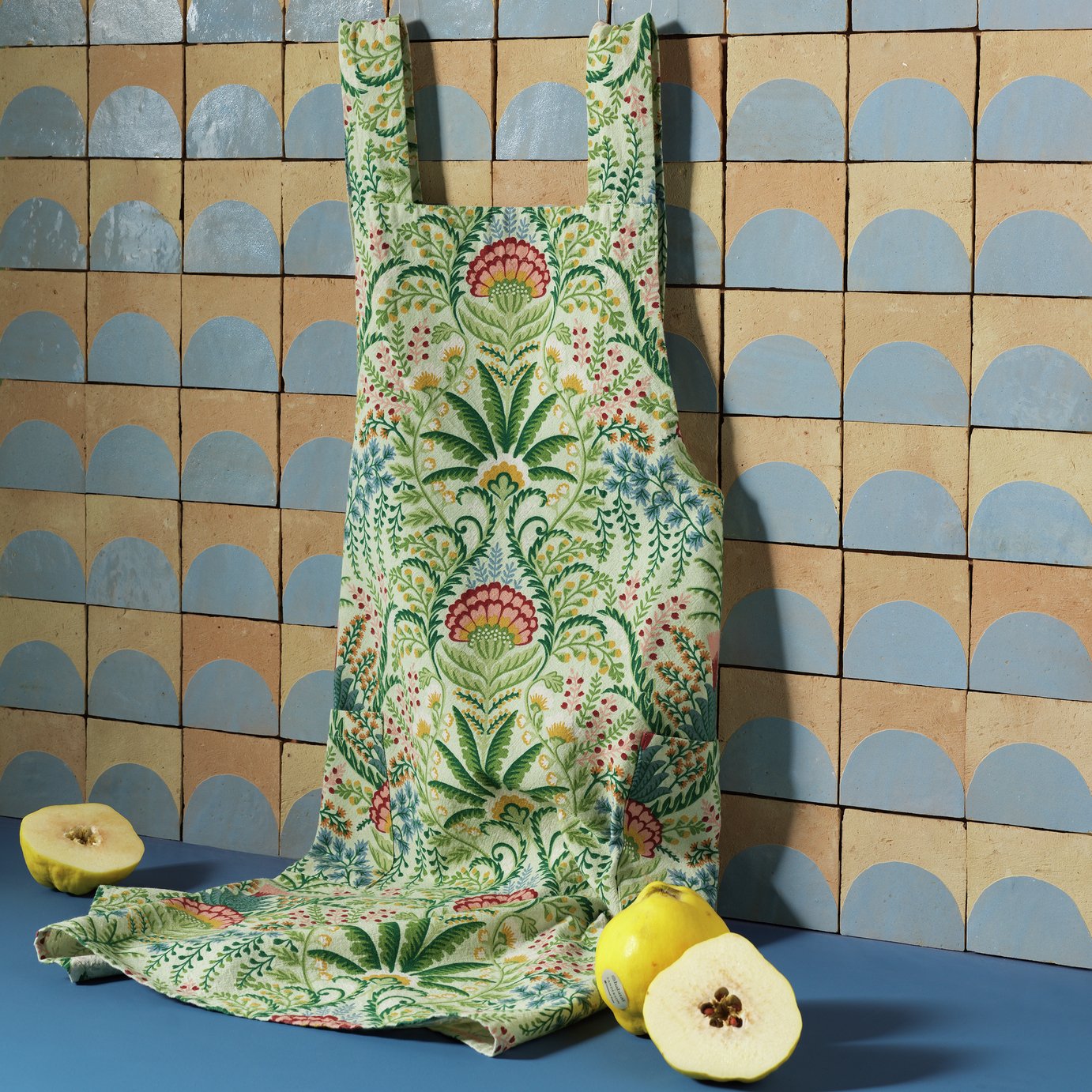 Habitat x Sanderson & National Trust Apron - Green