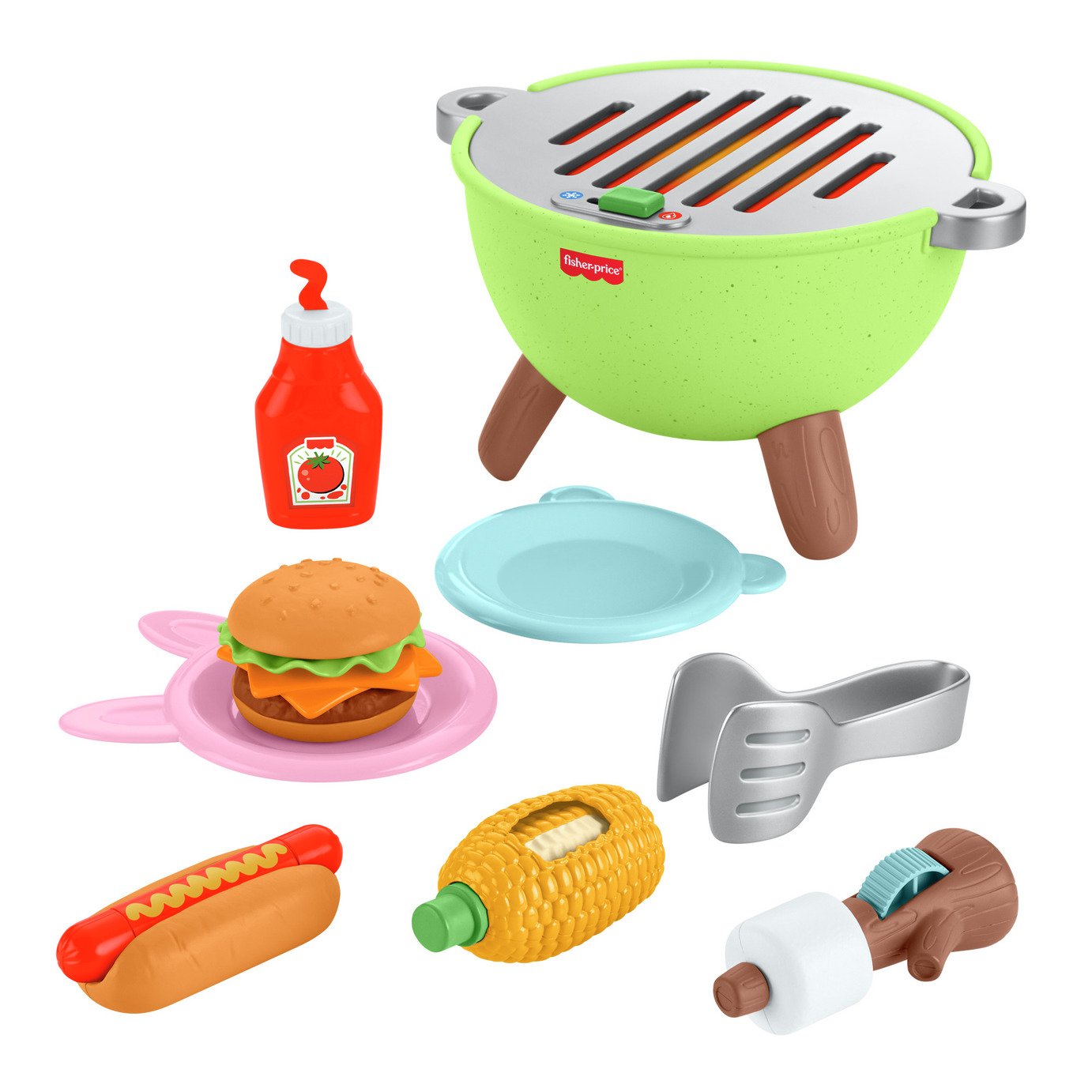 Friendship Forest Activity Grill Pretend Food Play Set