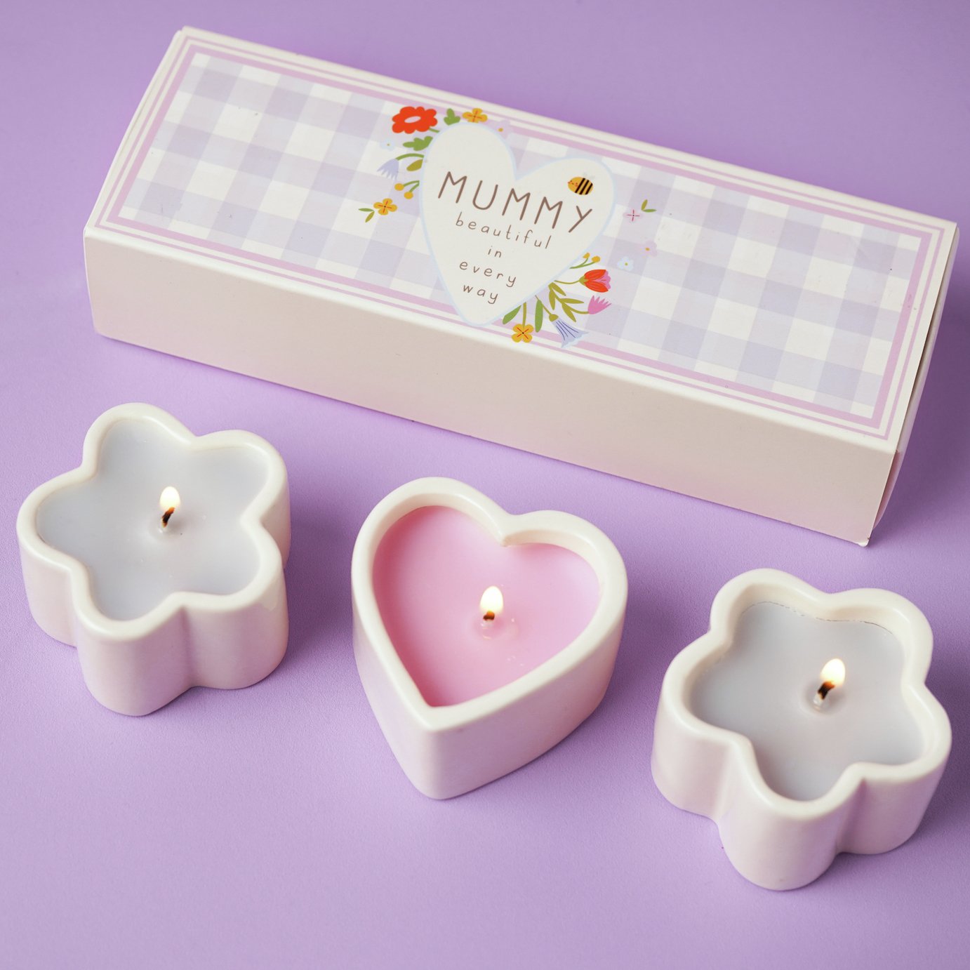 Widdop Love Life Mini Candle Gift Set Of 3 - Mummy