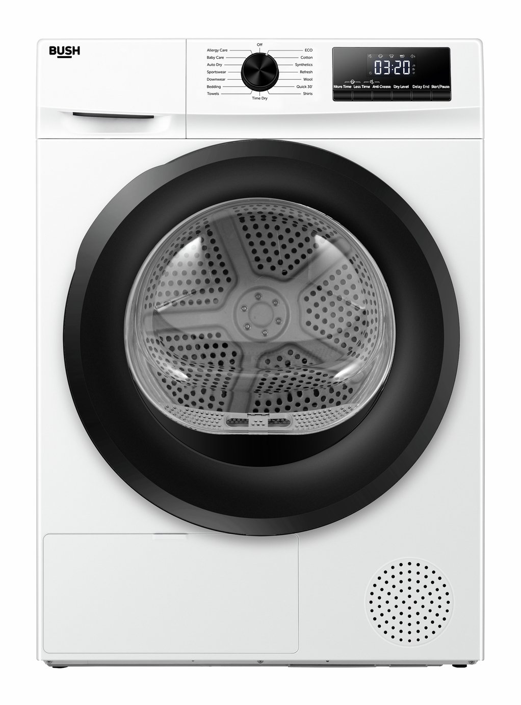 Bush BHPTD8W 8KG Heat Pump Tumble Dryer - White