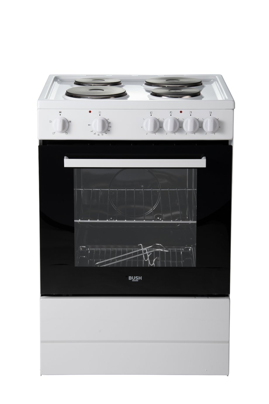 Bush FSSP60WX 60cm Single Cavity Electric Cooker - White