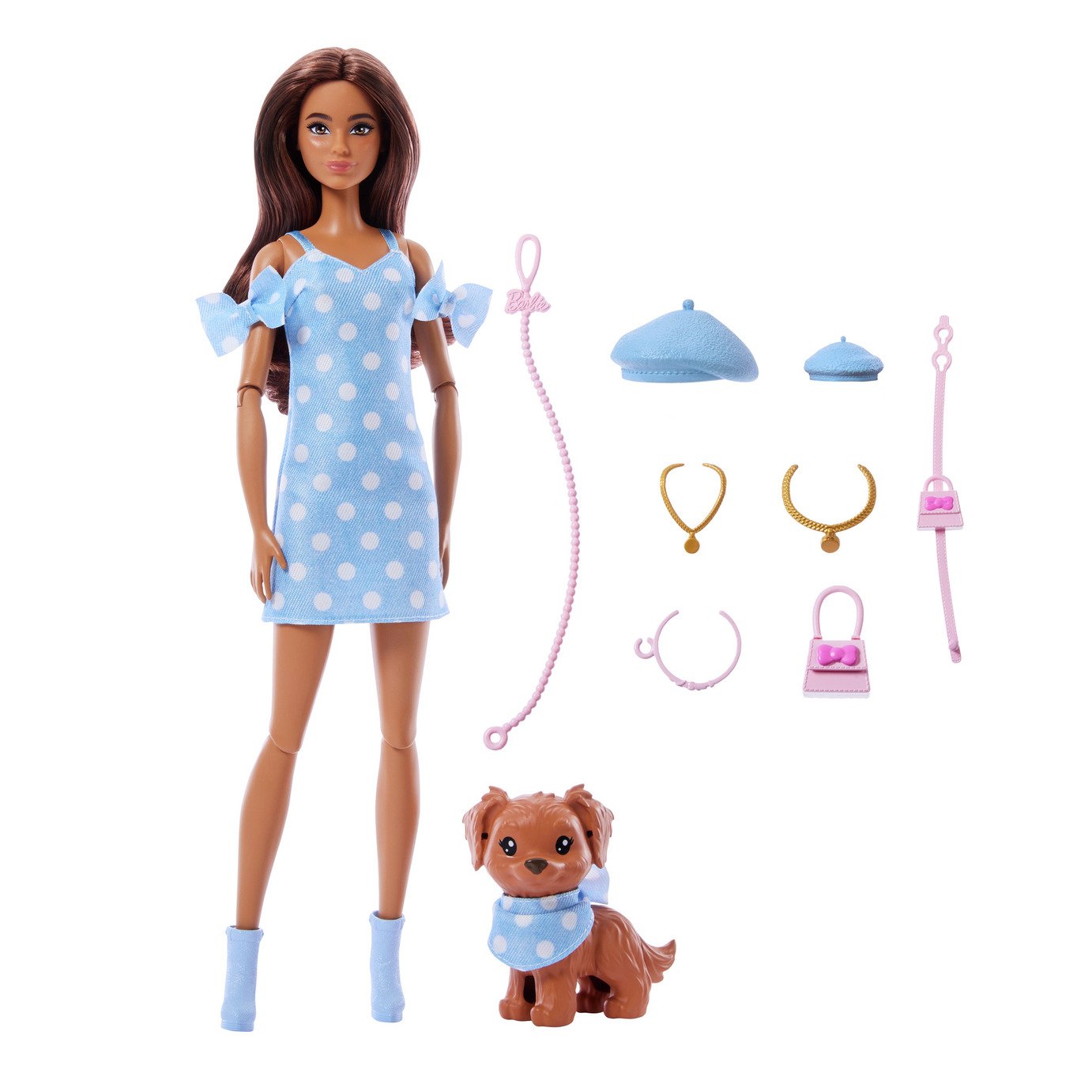 Barbie Twinning Looks Polka dot Fashion Doll & Accessories