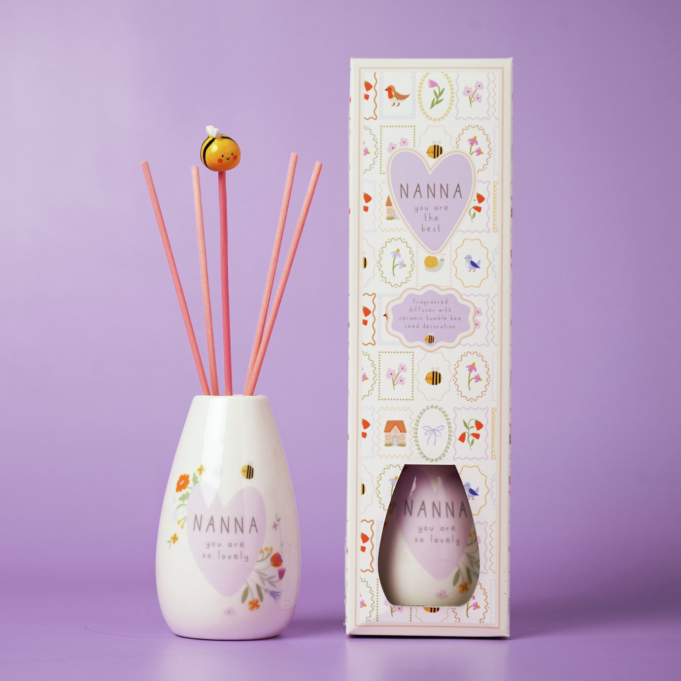 Widdop Love Life Ceramic Reed Diffuser - Nanna
