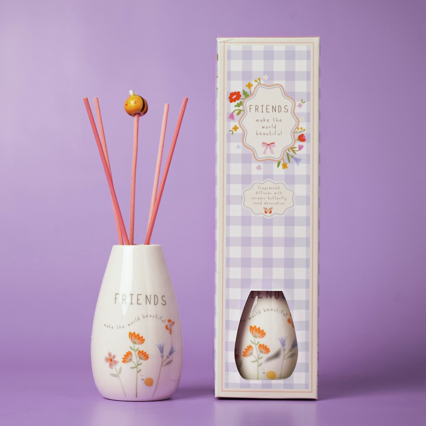 Widdop Love Life Ceramic Reed Diffuser - Friend