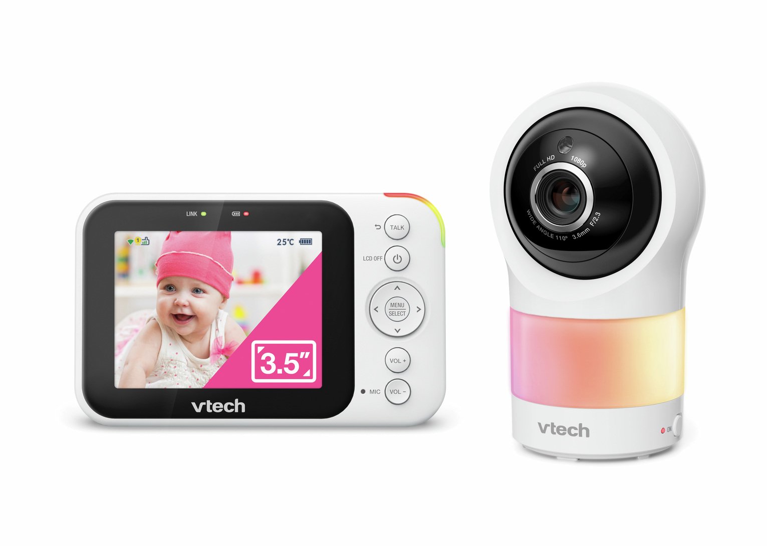 Vtech RM4760 3.5Inch Smart Video Baby Monitor