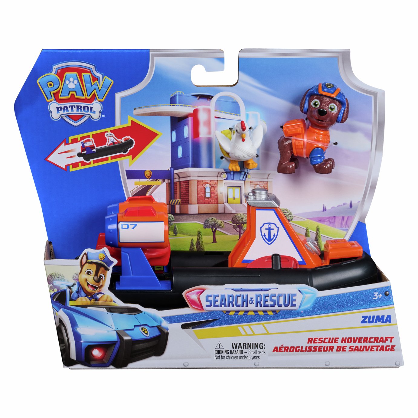 PAW Patrol Search and Rescue With Zuma Rescue Hovercraft