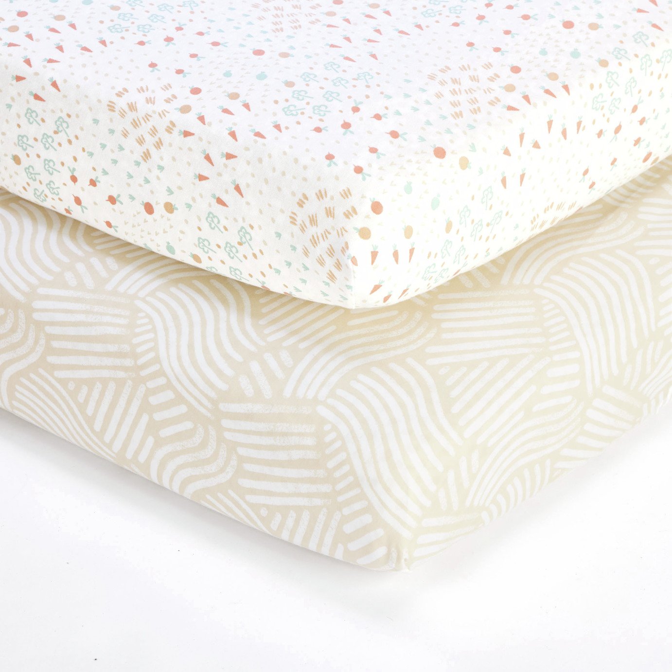 Tutti Bambini Cozee Crib 2pk Good Life Fitted Sheets