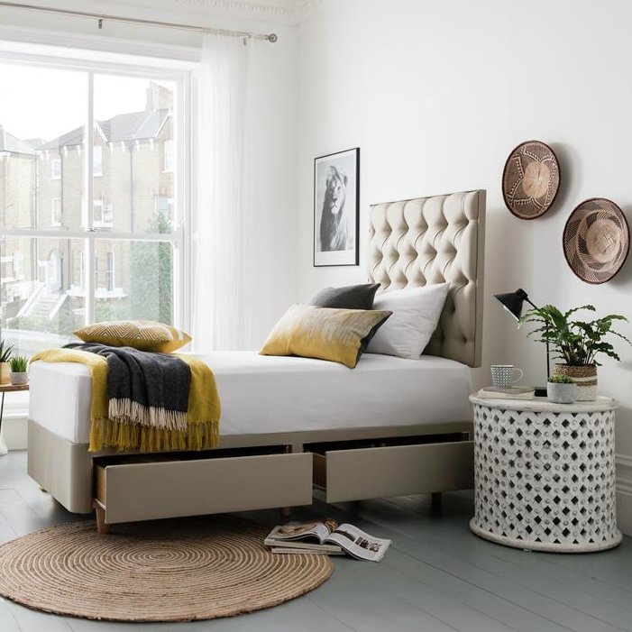 Silentnight Sassaria Divan Base & Headboard