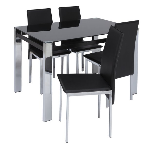 Black Glass Dining Table Set Argos You will discover a wide variety